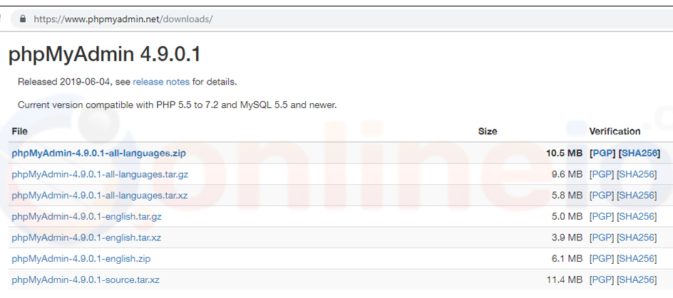 PhpMyAdmin1